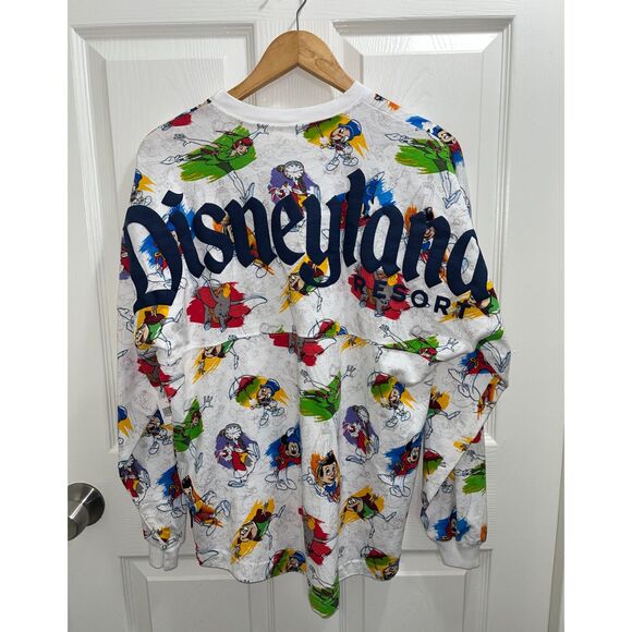 Disney Parks Ink and Paint Disneyland Jersey Sweatshirt Size XS Oversized NWT - Picture 4 of 9